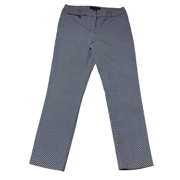 Beth & Madison Pants - Beth & Madison Black‎ & White Diamond Print Career Pants Size 12